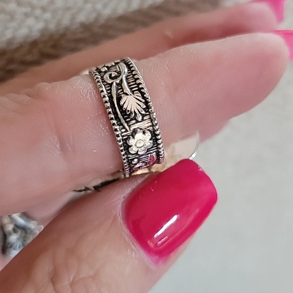 OWYHEE OPAL STATEMENT RING - Picture 3 of 5